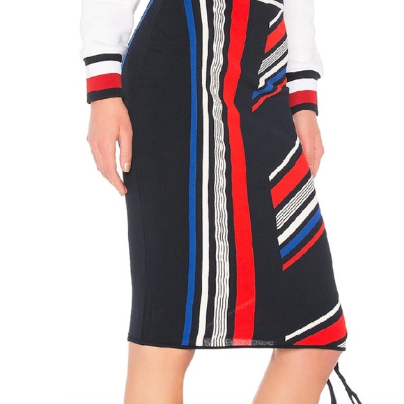 NWT TOMMY X GIGI Gigi Hadid Intarsia Skirt Size: M - Picture 3 of 10